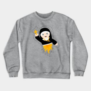 Nun with Superpowers! Crewneck Sweatshirt